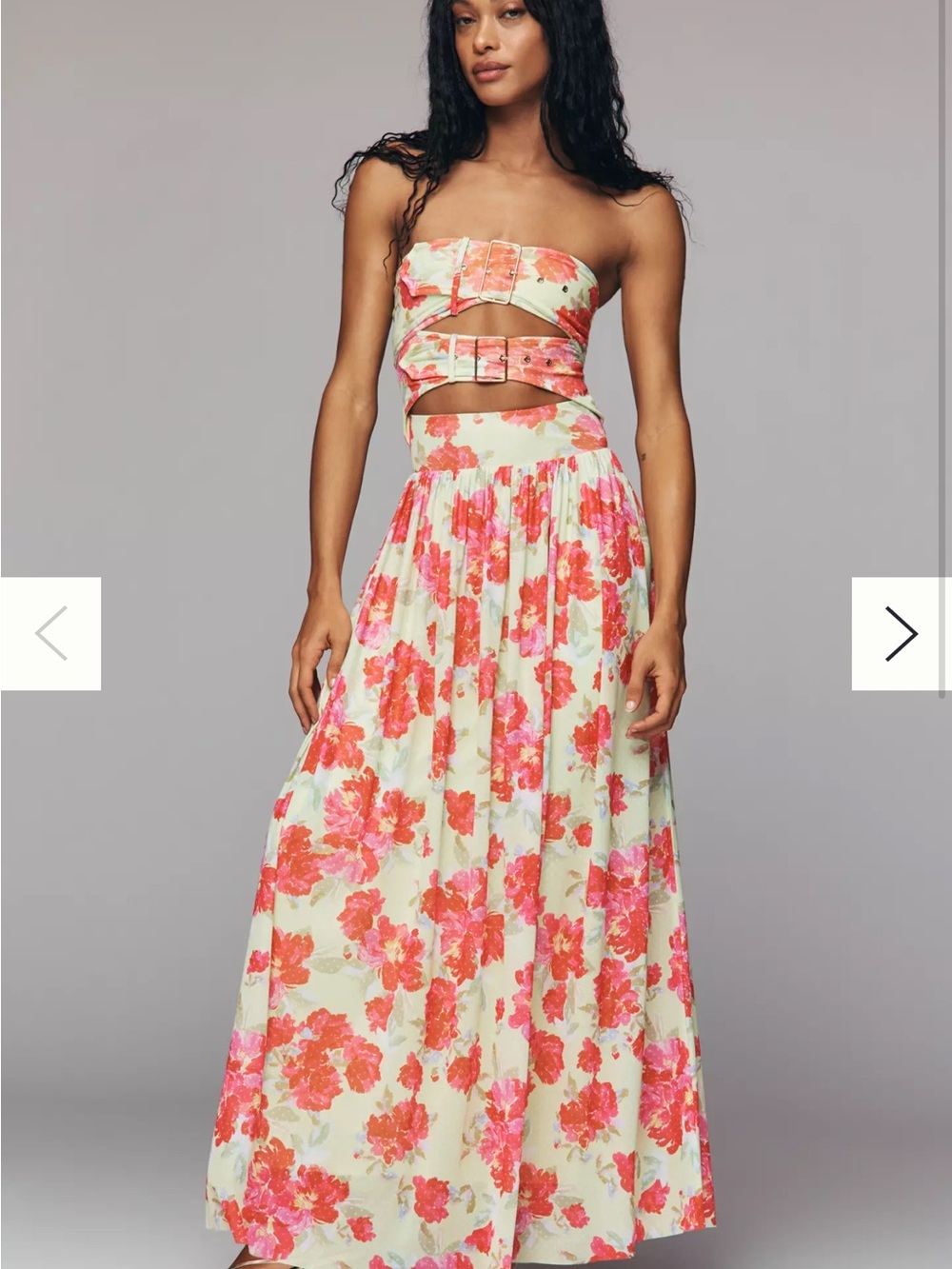 NWT’s Anthropologie AFRM Floral Strapless Dress